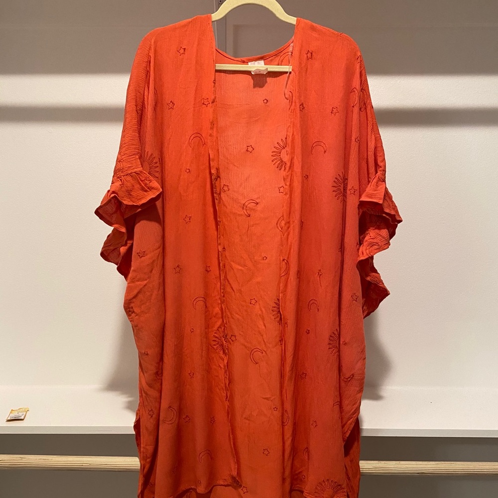 Stars and moon Kimono Top